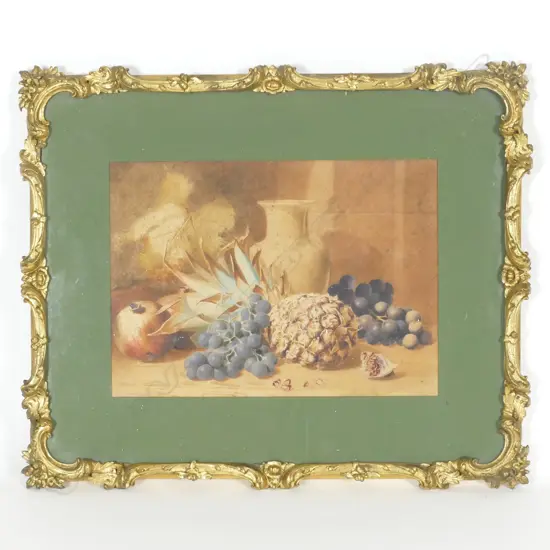 A Victorian still life watercolour