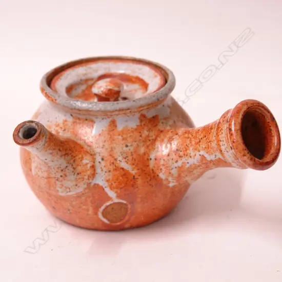 Barry Brickell shino glazed teapot