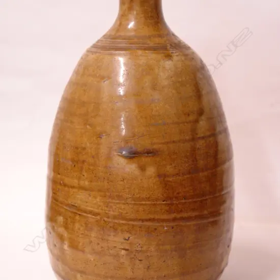 A Japanese Edo period mallet formed bottle