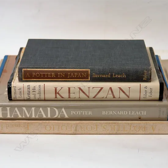 Four Bernard Leach books on pottery