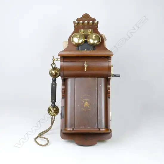 An early 20thC Ericsson 'Commonwealth' wall phone