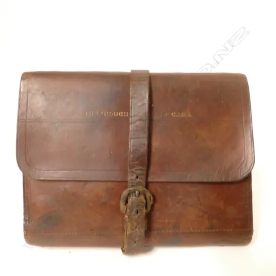 A Hardy's 'The Houghton' fine leather 'cast case'