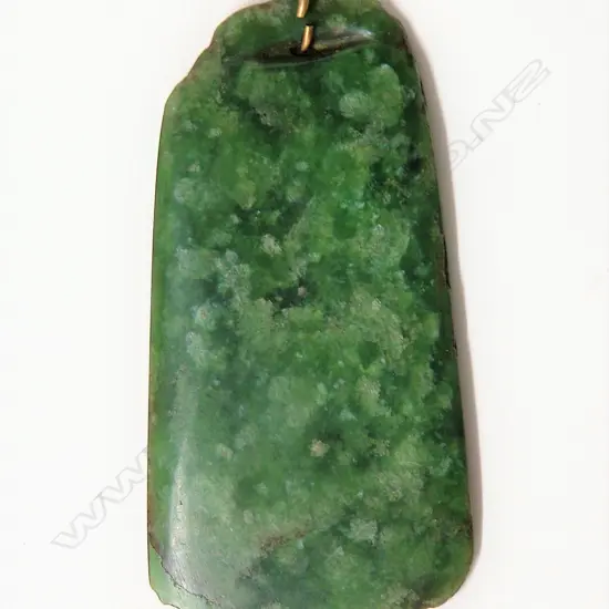 An old Maori pounamu small toki (adze)