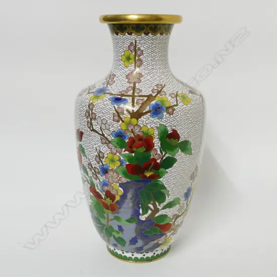 A cloisonné vase