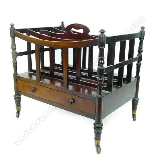 A Regency mahogany music Canterbury