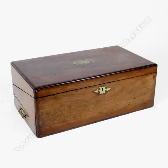 A Victorian mahogany writing slope