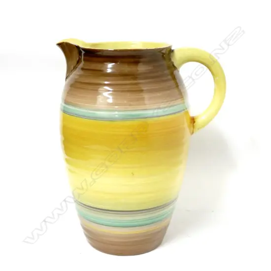 A Shelley Art Deco bone china pitcher