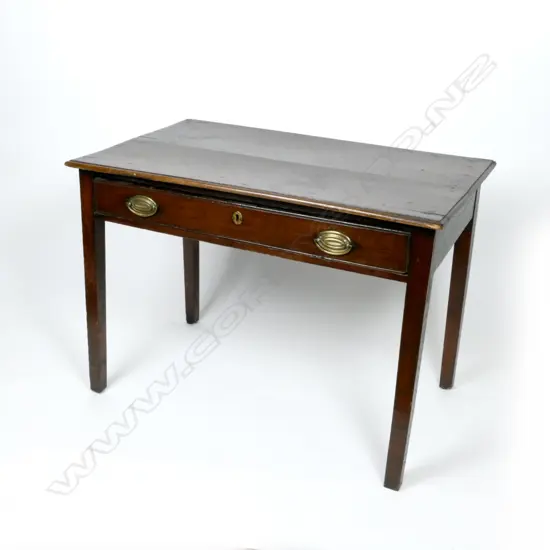 A Georgian country oak side table