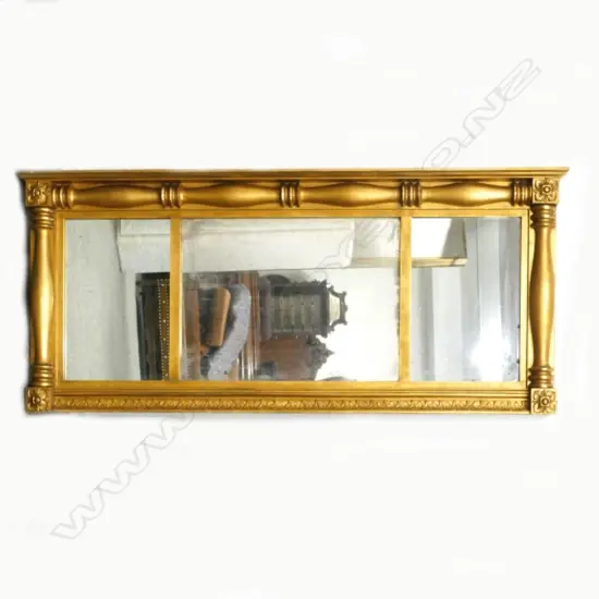 A Victorian style overmantel mirror
