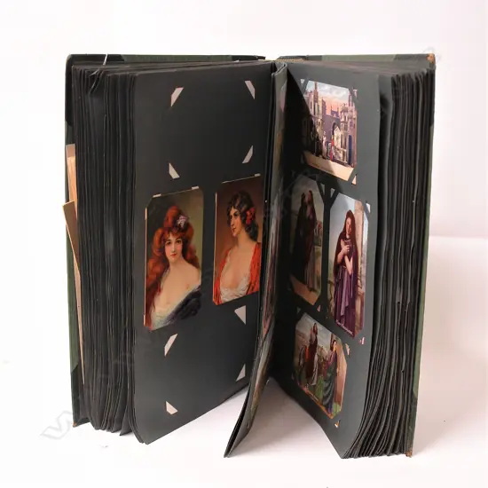 A large postcard album