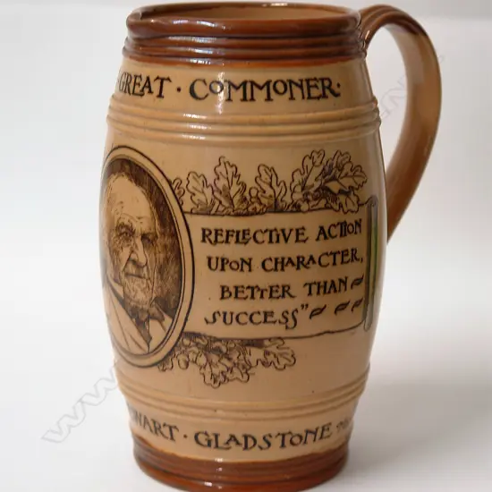 A Doulton Lambeth 'Gladstone' jug