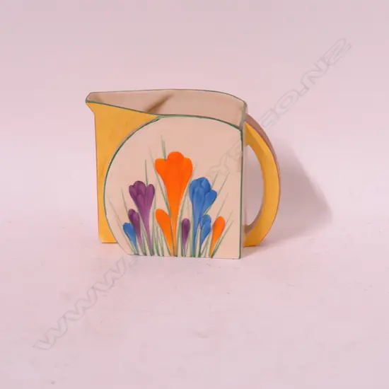 A Clarice Cliff Bizarre jug