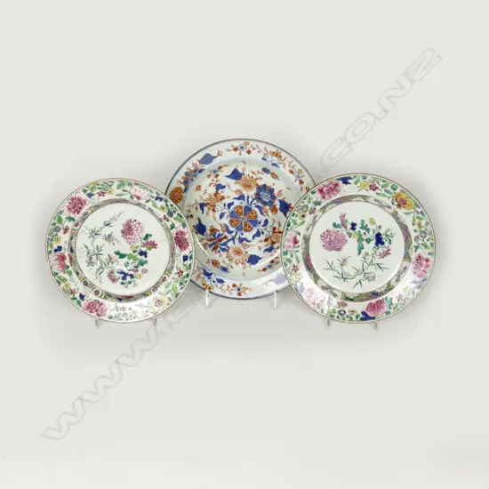 A Chinese exportware Imari plate