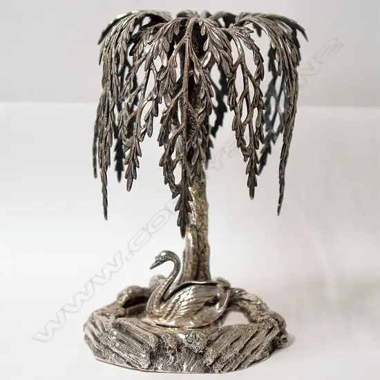 A Victorian silver plate table centrepiece
