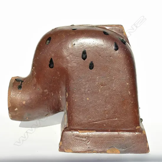 A Carder Bros. large square top gully trap