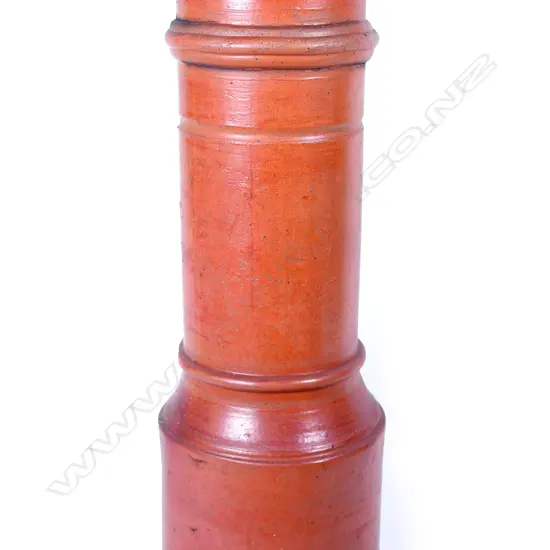 A late 19thC Carder Bros. (Auckland) tall salt glazed chimney pot