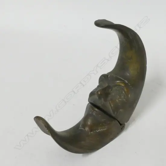 A 19thC novelty brass nutcracker