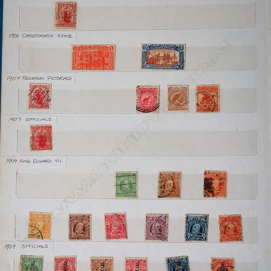 An album with N.Z stamp collection