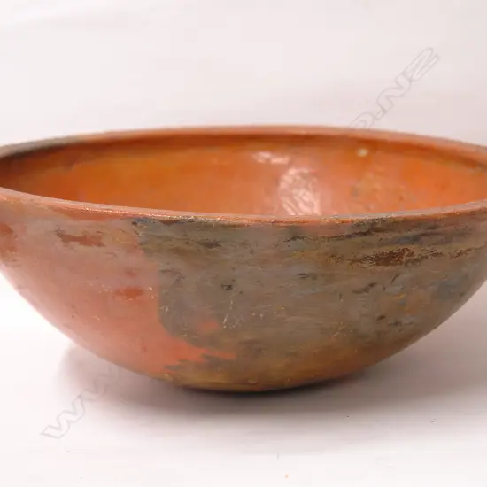 An old Fijian Lapita type large pottery bowl
