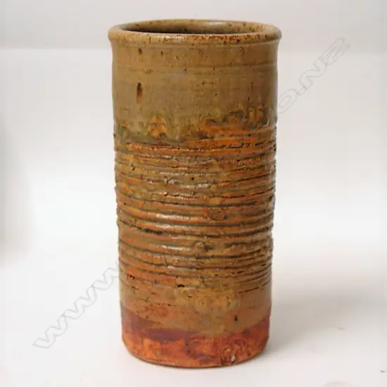 A Len Castle cylinder vase