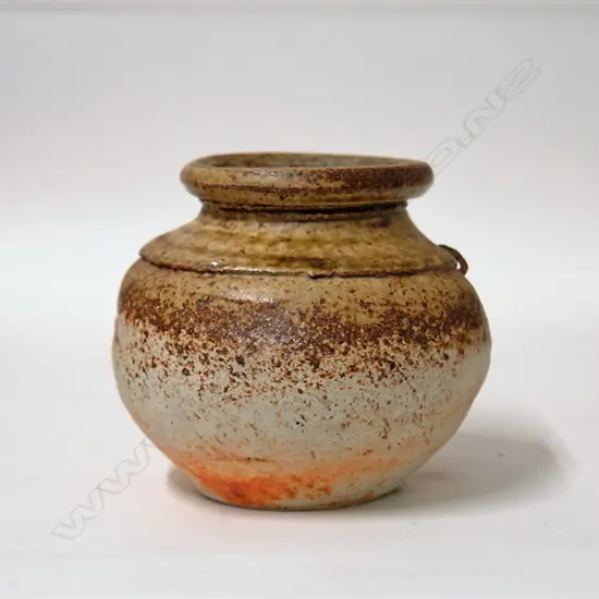 A Len Castle squat spherical vase