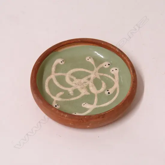 An early Len Castle pin dish