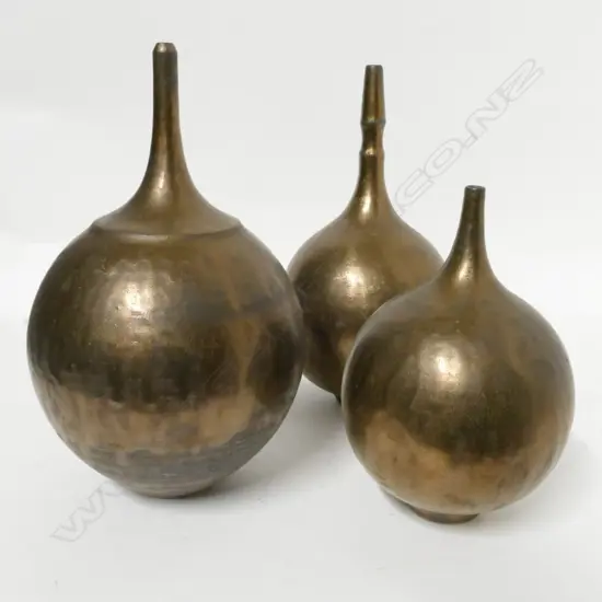 Three John Parker spire vases