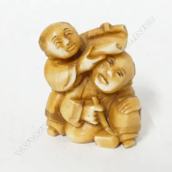An ivory netsuke