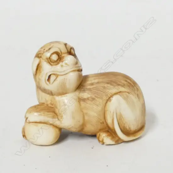 An ivory netsuke