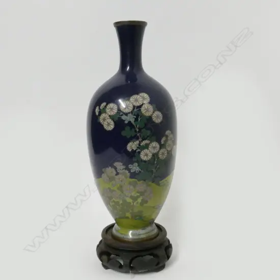 A cloisonné vase