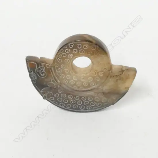A Chinese jade amulet
