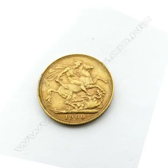 GOLD SOVEREIGN 1900 (459)