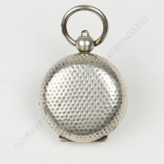 A silver sovereign case