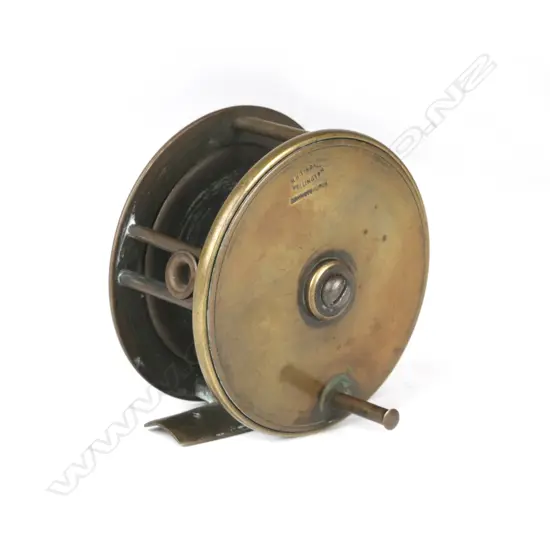 3¼" brass plate wind reel
