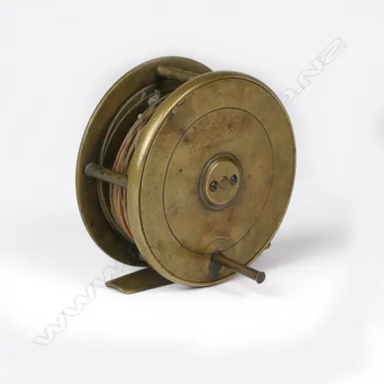 3" brass plate wind reel