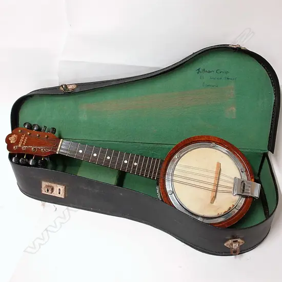 A c.1920s George Houghton & Sons 'Model 3000' small banjo mandolin