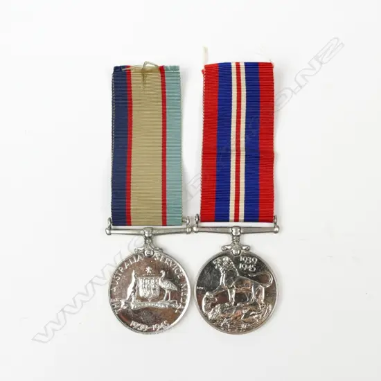 Two WWII medals