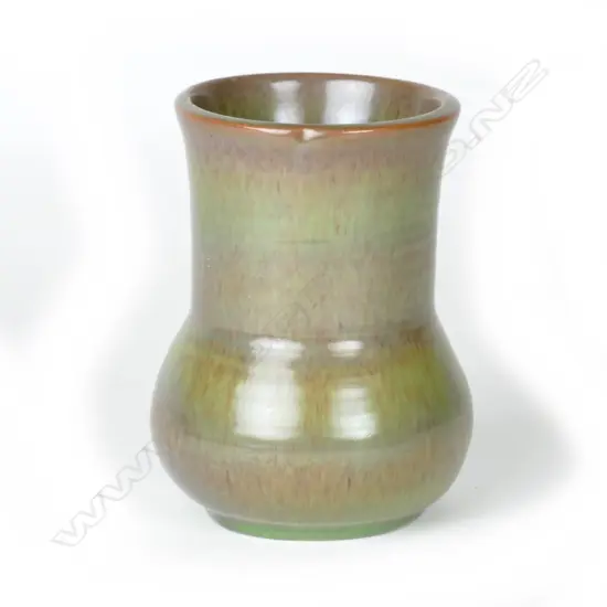 An Olive Jones baluster pottery vase