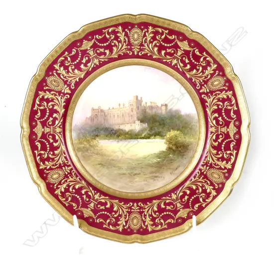 A Royal Doulton white bone china rack plate