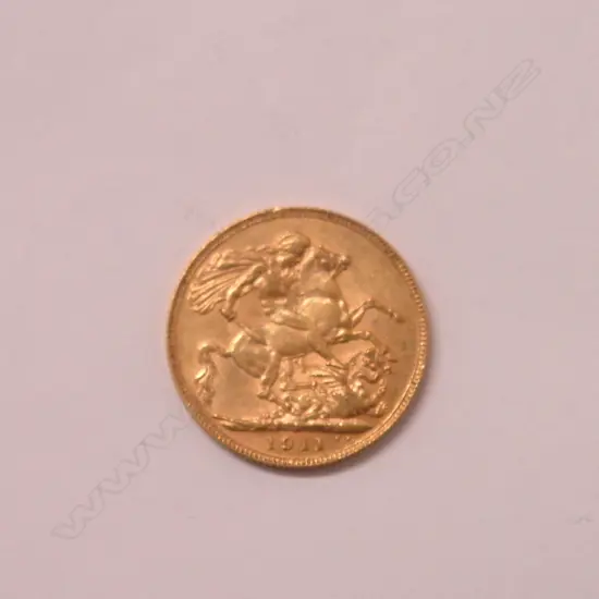 A 1911 gold full sovereign