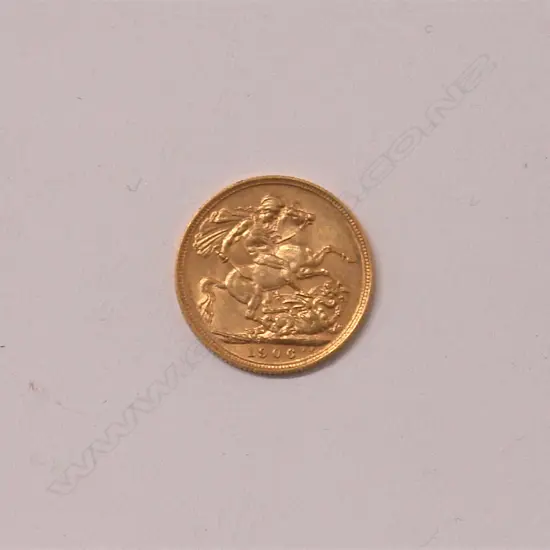 FULL GOLD SOVEREIGN 1906 SYD