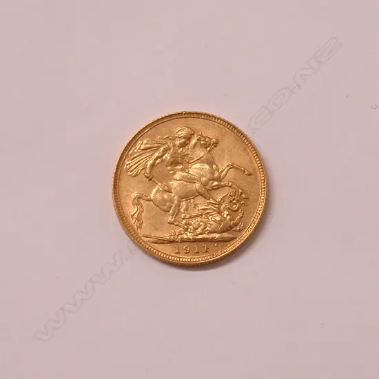 A 1911 gold full sovereign