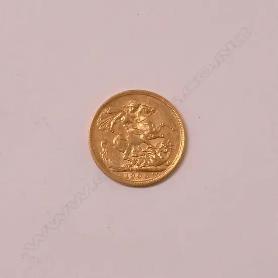 A 1906 gold full sovereign