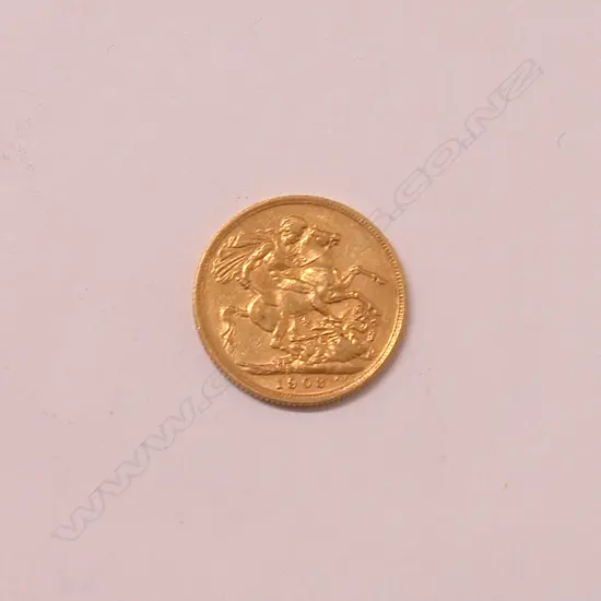 A 1903 gold full sovereign