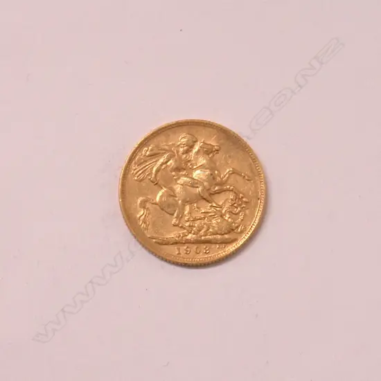 A 1903 gold full sovereign