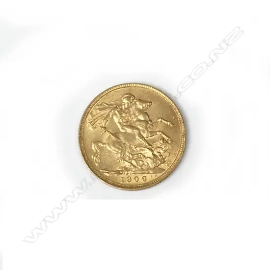 A 1906 gold full sovereign