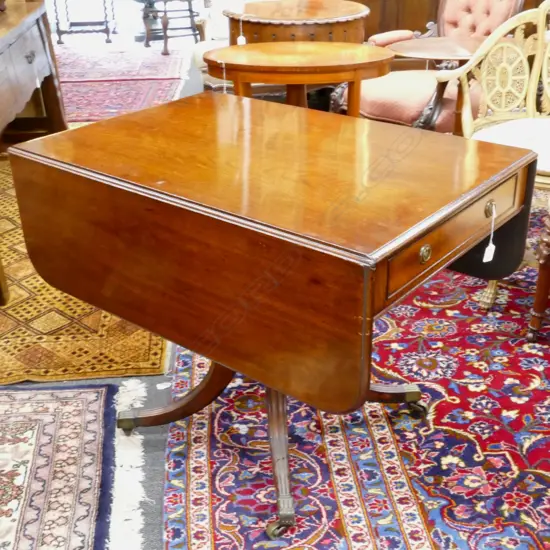 A Regency mahogany Pembroke table