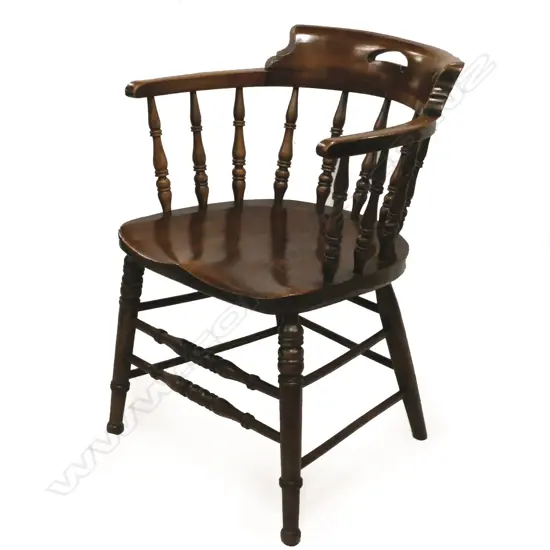 An English elm captain's chair