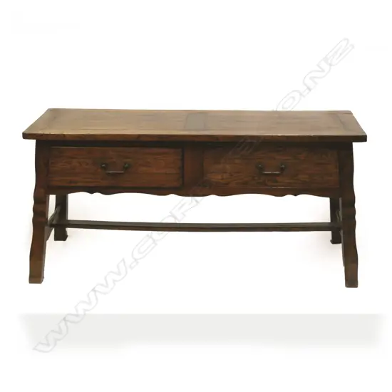 A 19thC Spanish oak buffet