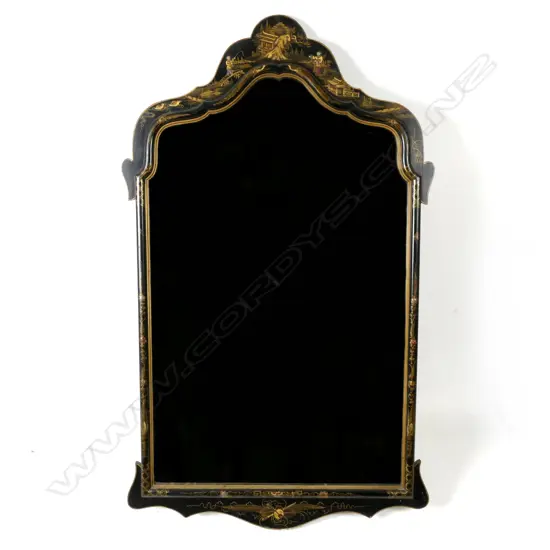 A 20thC chinoiserie framed mirror